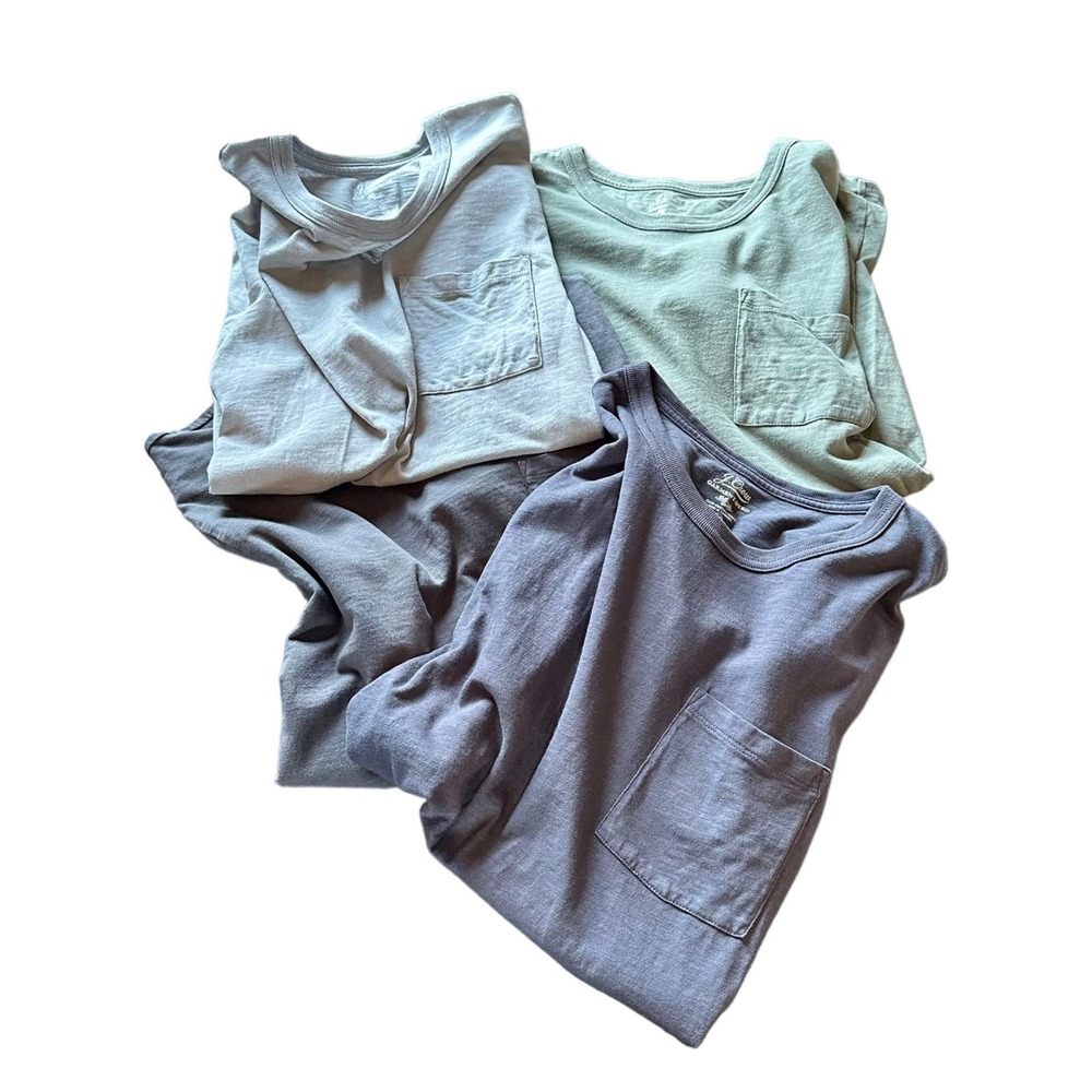 J-CREW-4 Neautral T-Shirts-SIZE US MEDIUM